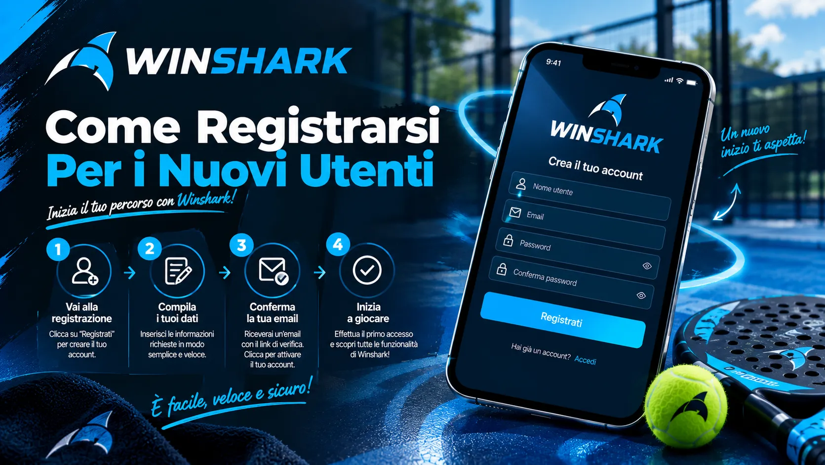Come Registrarsi — Per i Nuovi Utenti