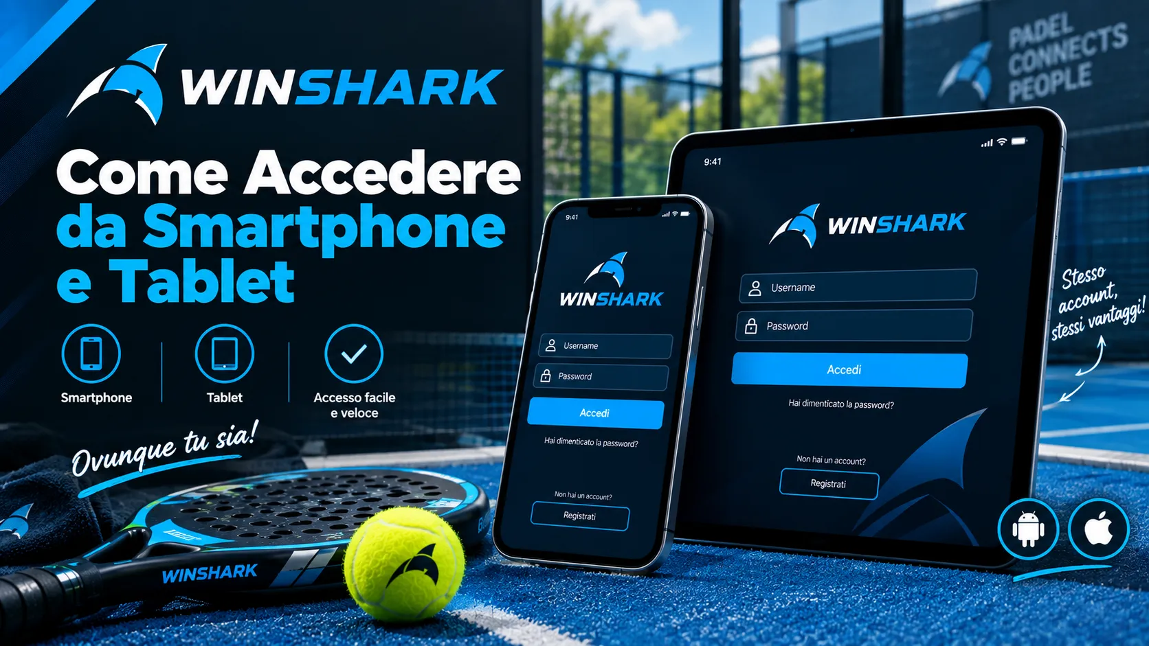 Come Accedere da Smartphone e Tablet